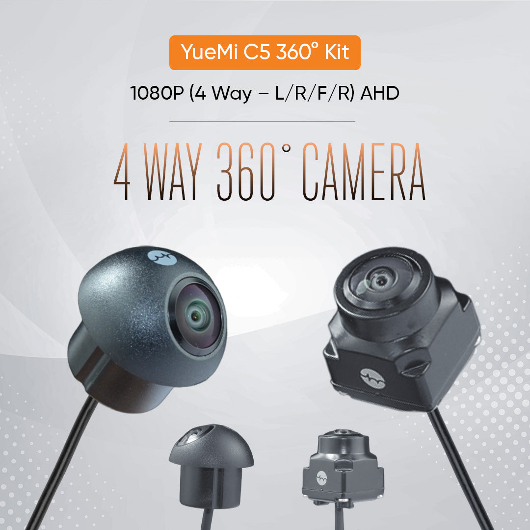 YueMi C5 360° Addon Kit 1080P (4 Way – L/R/F/R) AHD