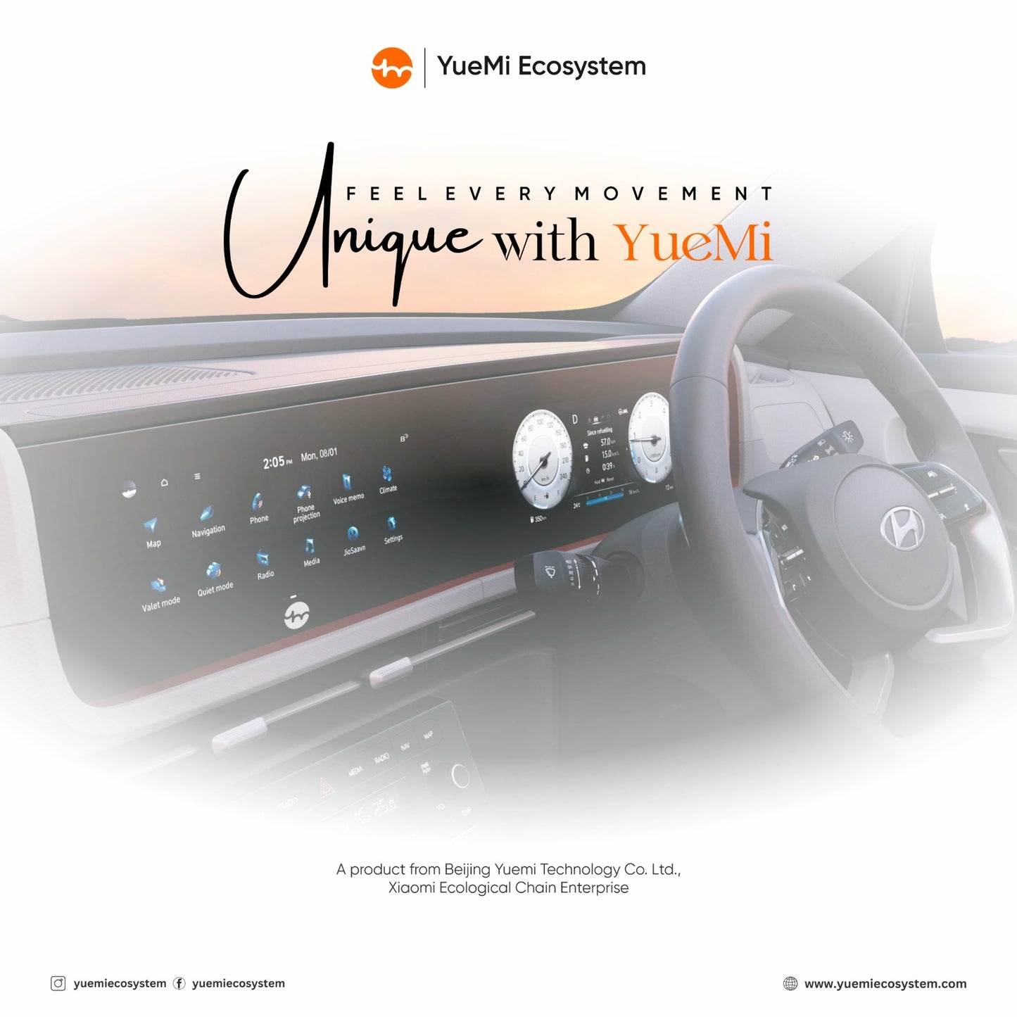 Yuemi M20,Car Infotainment System 4+64 GB