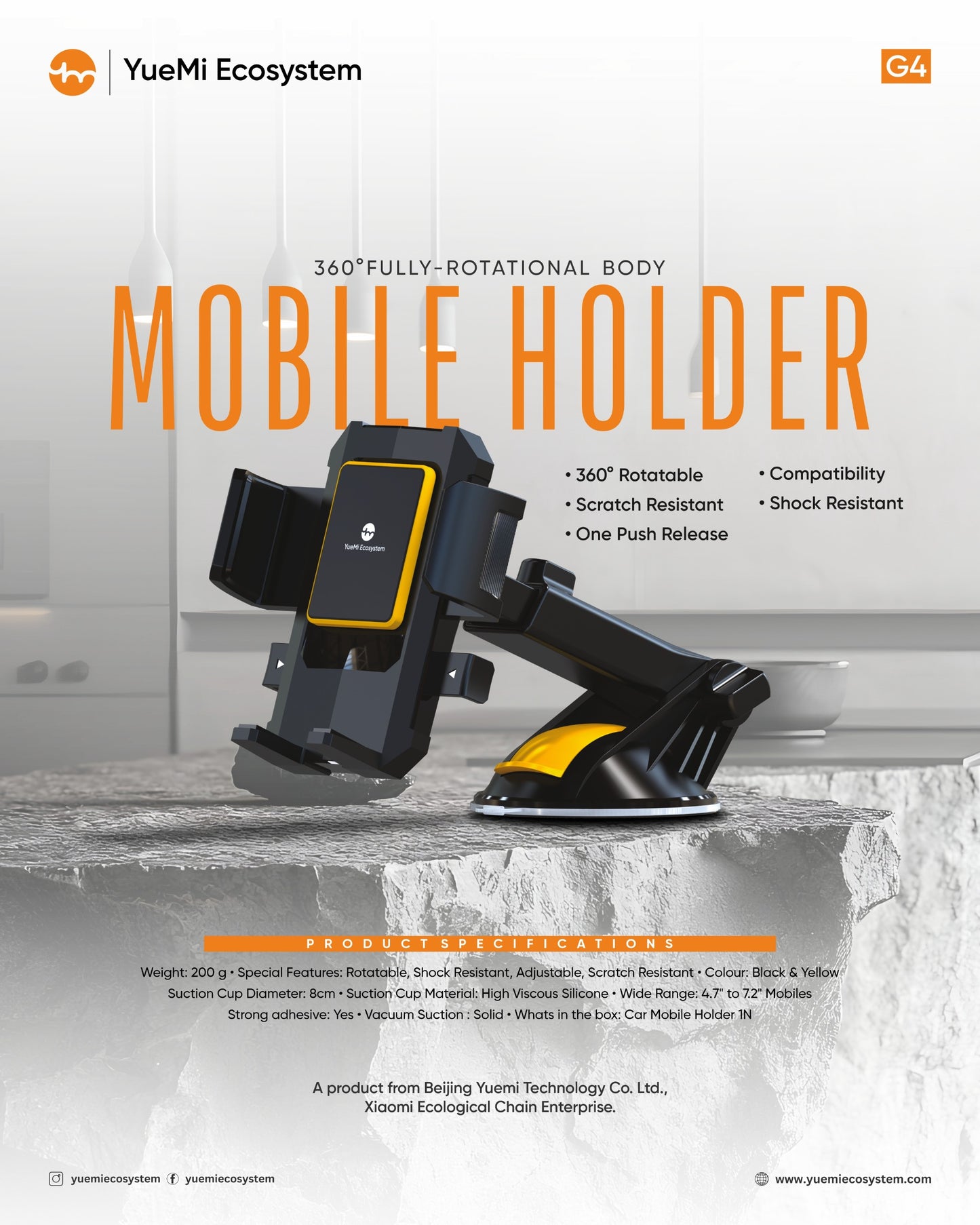 YueMi G4 Mobile Holder