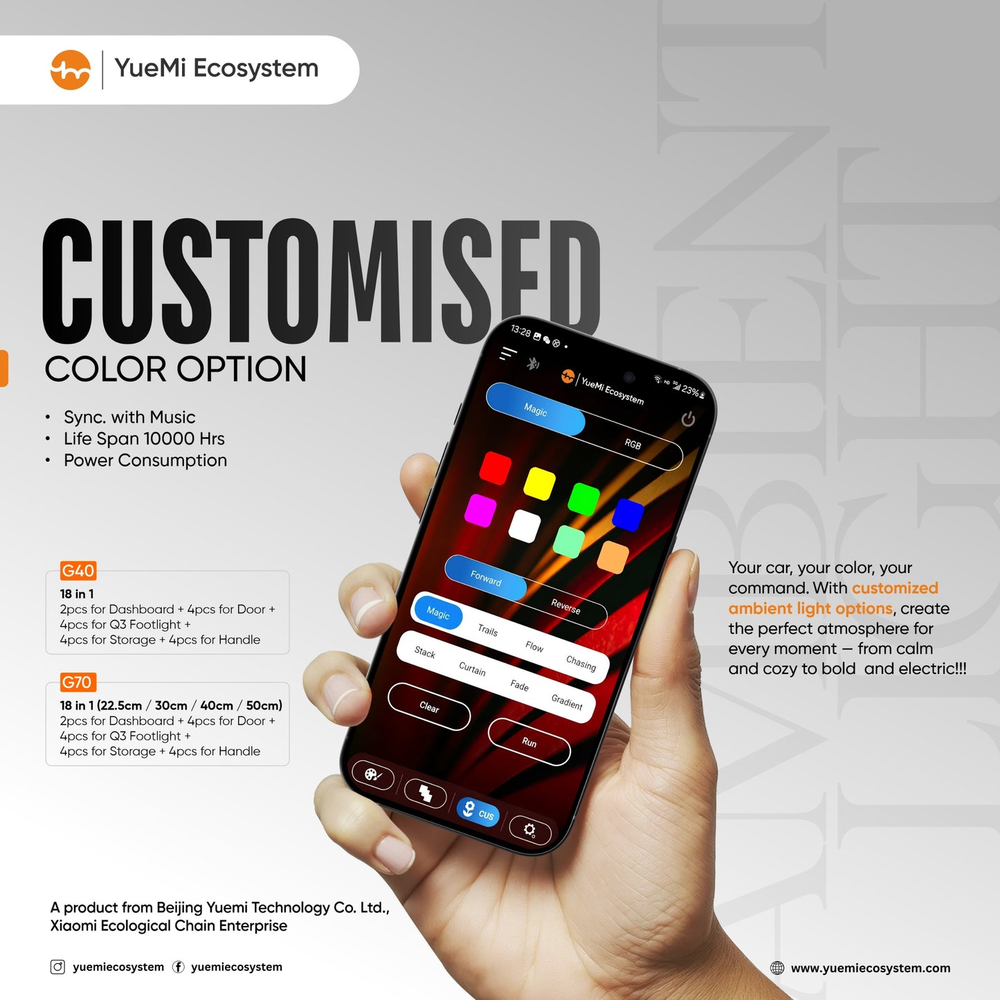 G40-Yuemi Smart Ambient Lighting System