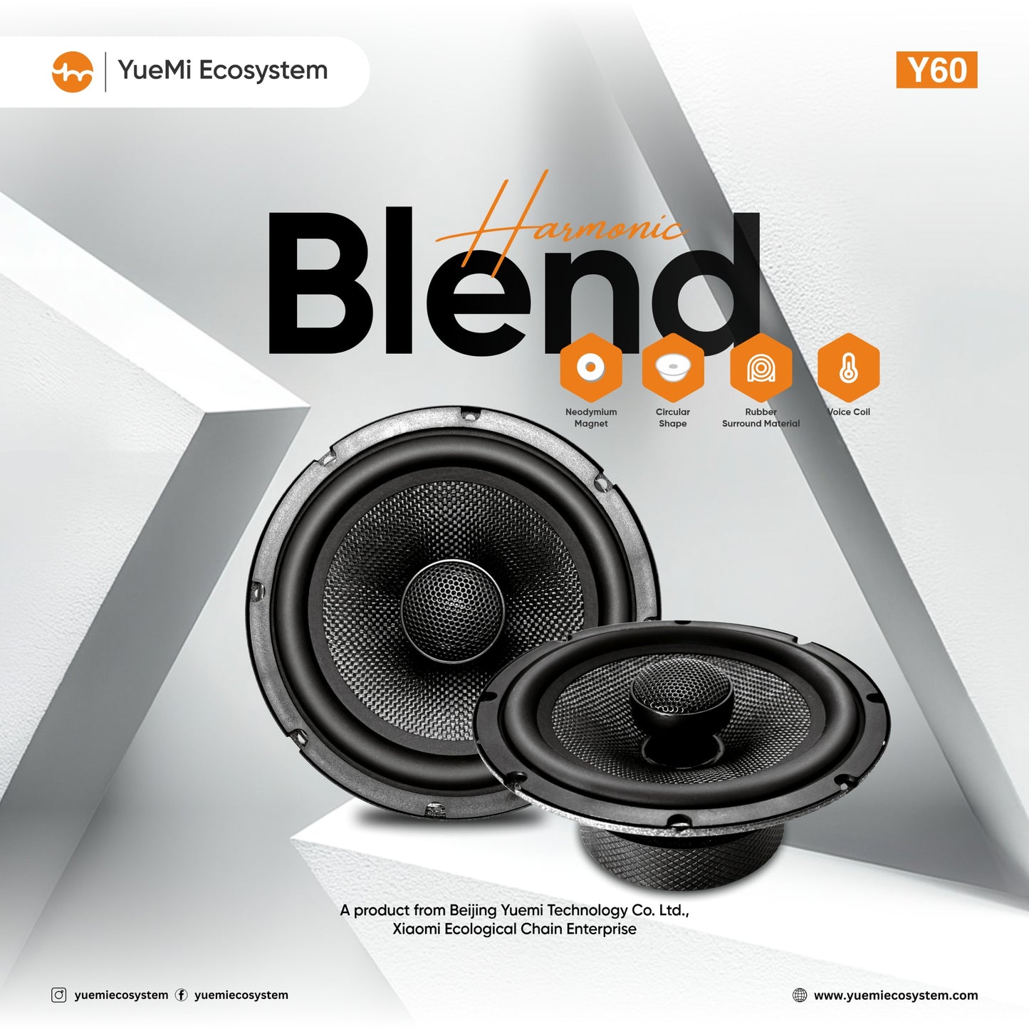 Y60-Yuemi Ecosystem Coaxial Speakers