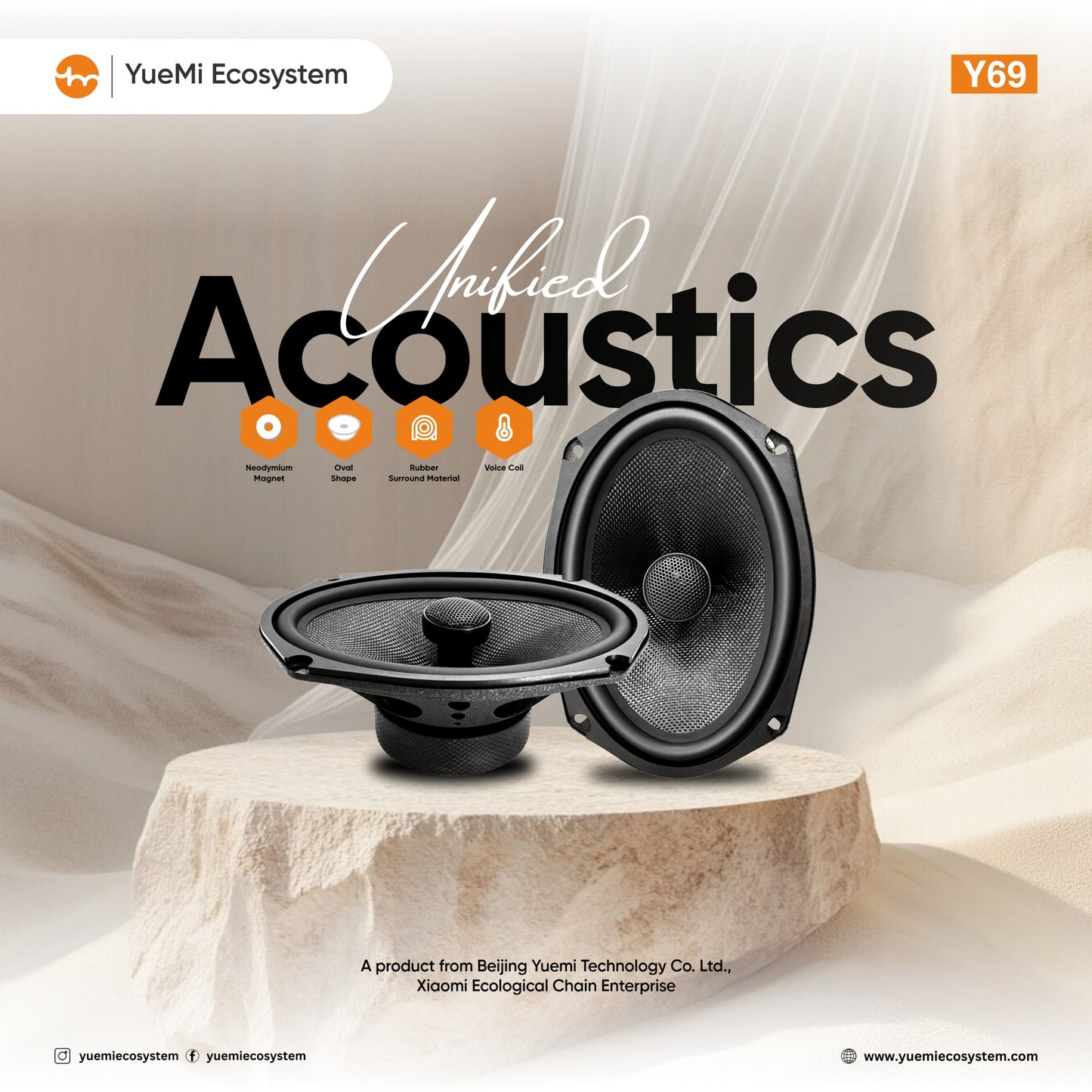 Y69 Yuemi Coaxial Speakers