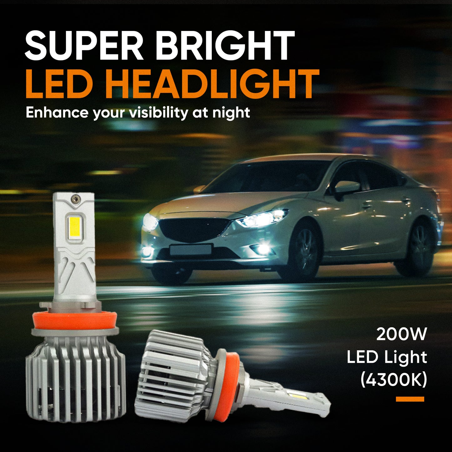 YueMi M100 200W LED Light (4300K) – Single Beam