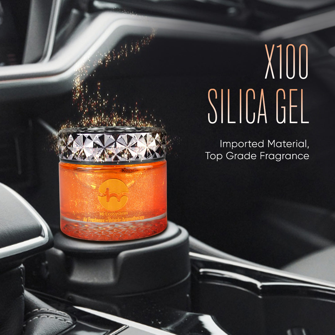 YueMi X100 Silica Gel, Anti Spill Perfume with Swarovski Crystal Diamond Design