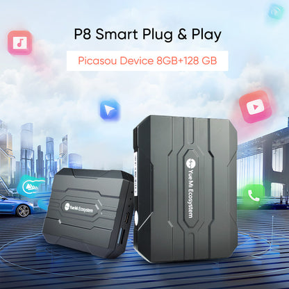 YueMi P8 Smart Plug & Play Picasou Device 8GB+128 GB