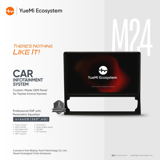 M24-Yuemi Ecosystem Car Infotainment System 4+64GB(360º,4G)