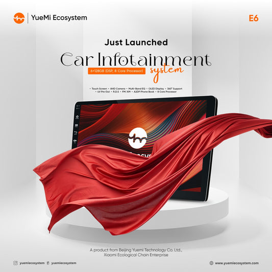 E6-Yuemi Ecosystem Car Infotainment System 6+128GB(DSP,8 Core Processor)