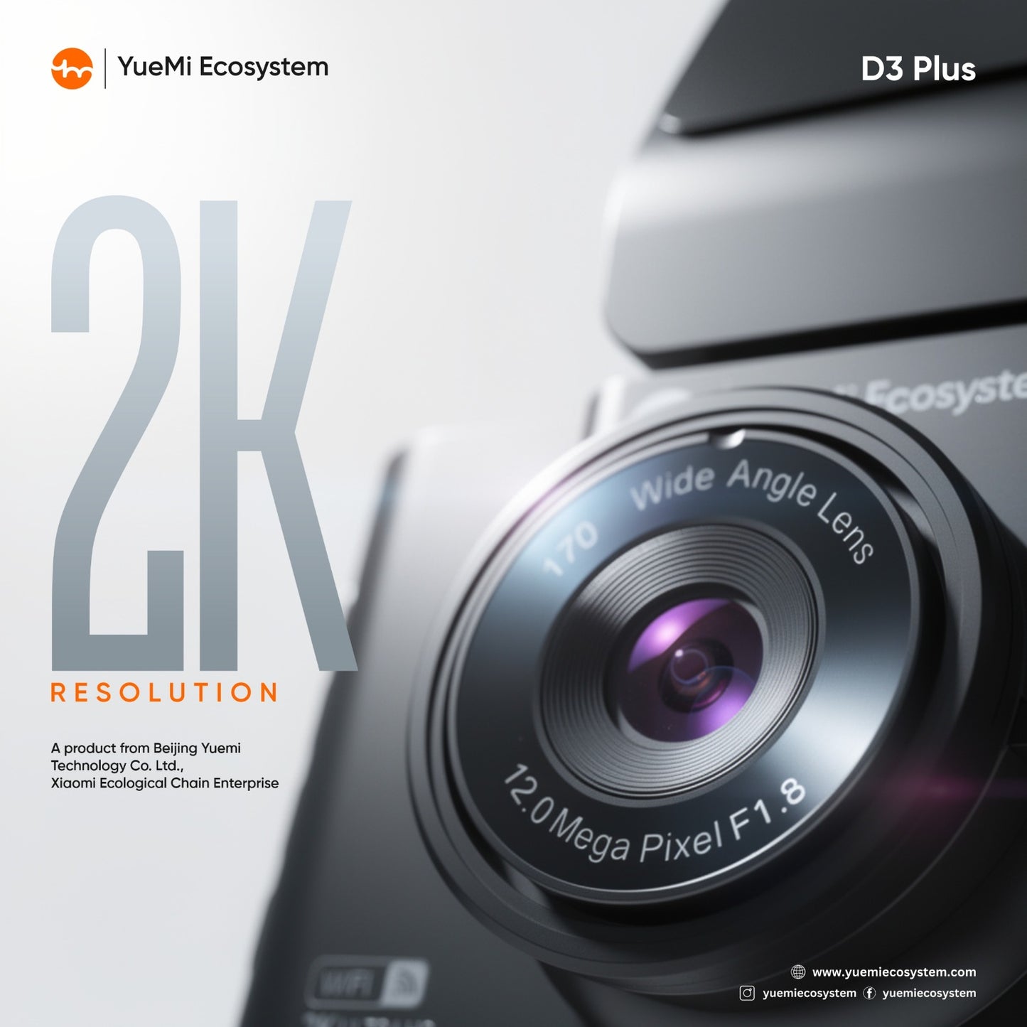 D3 Plus-Wifi 2CH Dash Camera